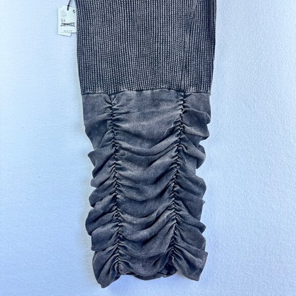 NWT Free People One Dress Womens XS Distressed Grunge Katya Mini Boho Lagenlook - Picture 10 of 11